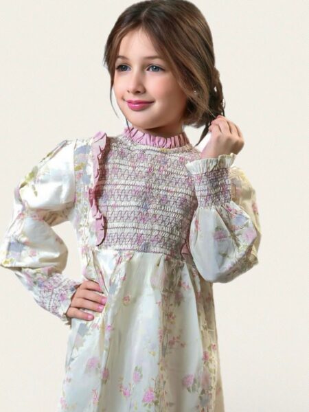 Rose Print Dress