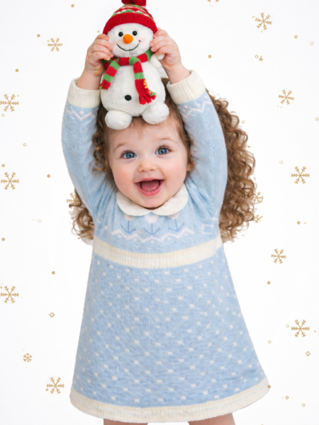 Blue Winter Dress