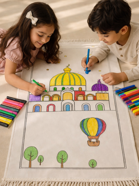 Colored Prayer Rugs
